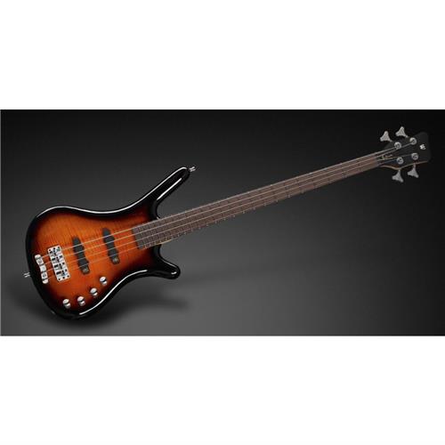 RockBass Corvette Classic 4-String Almond Sunburst Transparent High Polish